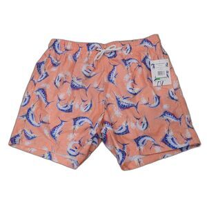 Trunks Beachwear Swimsuit Trunks Sano Short Chambray Sailfish Size Large NWT
